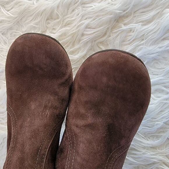 Tory Burch Brown Suede Ankle Boots 8.5 - Picture 6 of 11